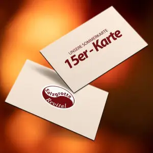 Produktbild der 15er Sommerkarte
