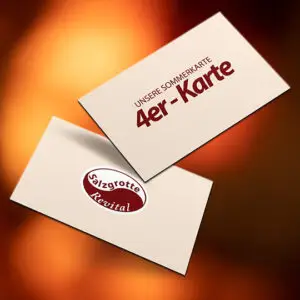 Produktbild der 4er Sommerkarte